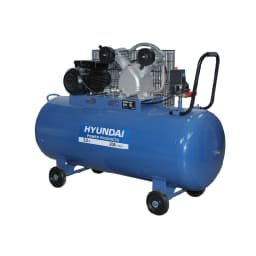 Compresor Hyundai Monofásico 3hp 200l 115psi Correa — miniatura 1