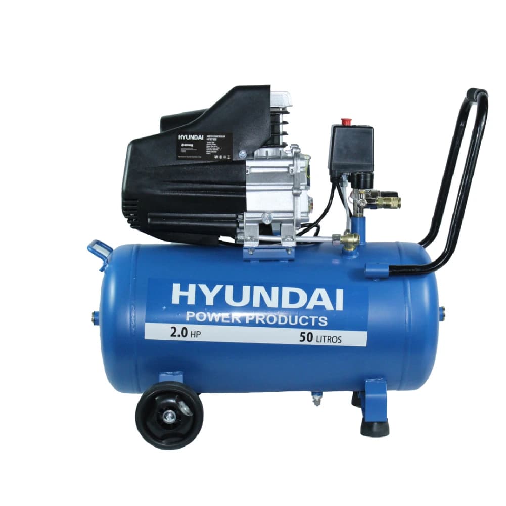 Compresor Hyundai Monofásico 2hp 50l 115psi Directo